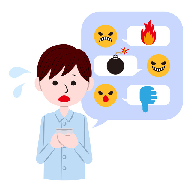子供がSNSで根拠のない誹謗中傷を受けているケース